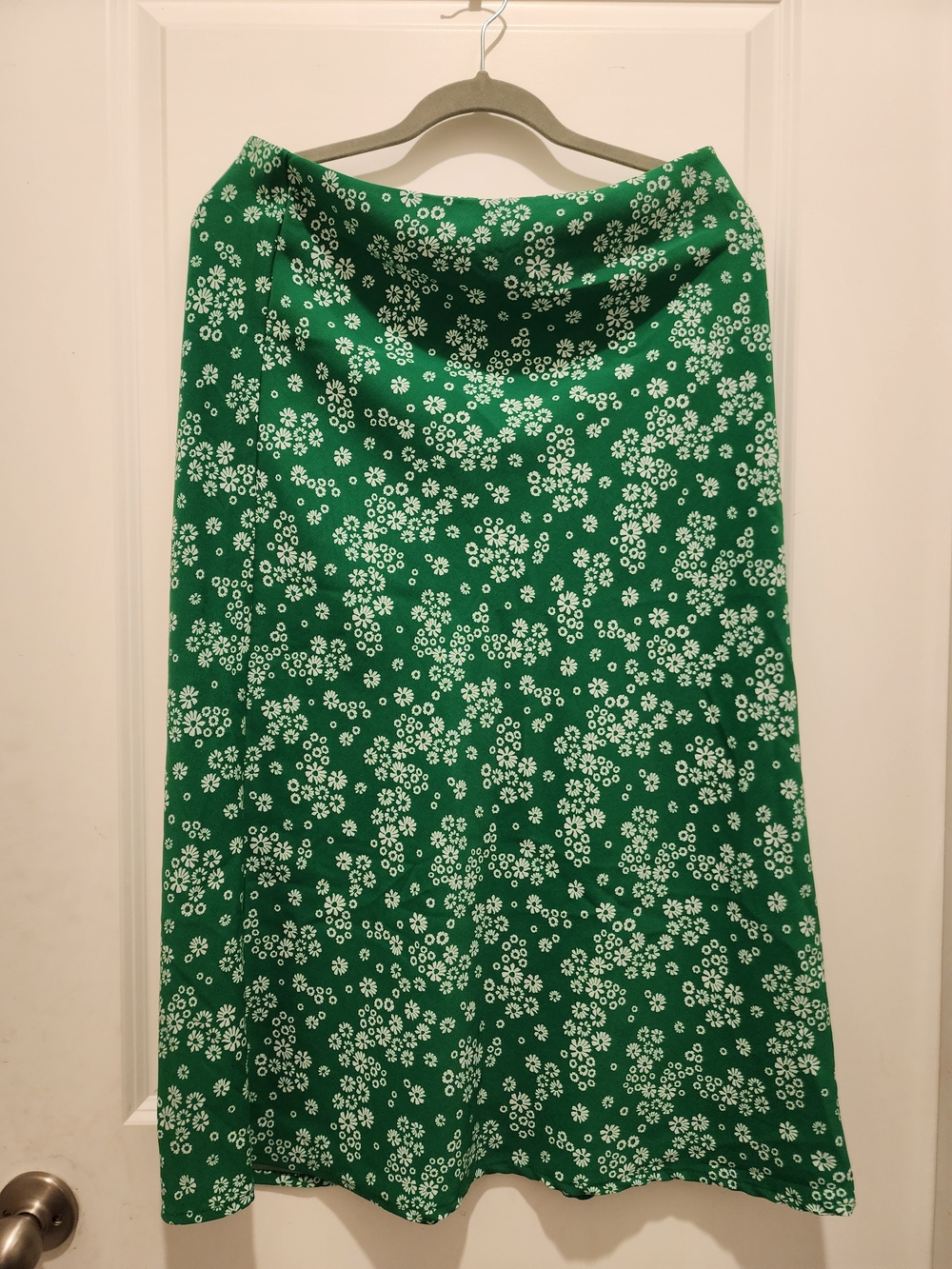 Rachel Zoe Green Floral Maxi Skirt Size 8